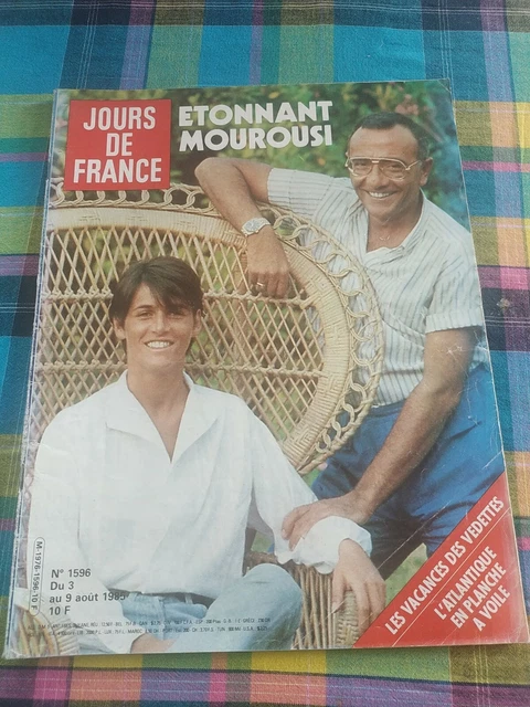 REVUE 10 JANVIER 1987-JOURS DE FRANCE french magazine-Alain Delon EUR