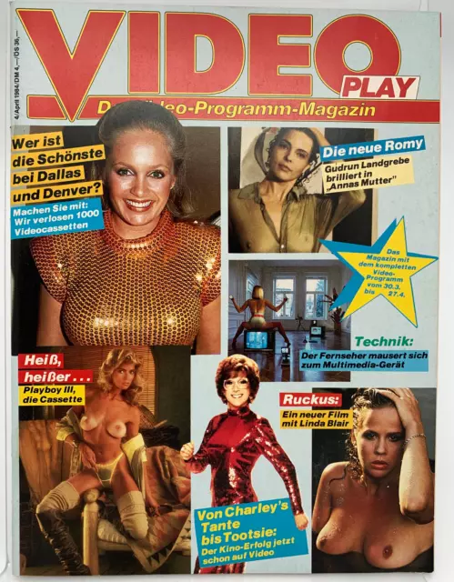 Videoplay Das Video Programm Magazin  4 - APRIL 1984