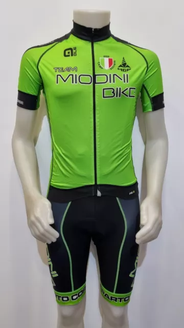 Salopette E Maglia Ciclismo Team Miodini Bike Tag.l/4/50 Cycles Italy Body 137