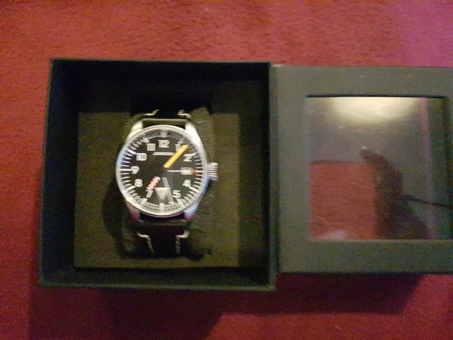 Montre Femme Junkers Expedition Amérique Du Sud - 36 Mm, Cuir Brun, étanche 50m - Neuve Avec étiquettes
