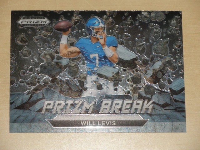 Will Levis 2023 Panini Prizm Draft PB-3 Prizm Break SP RC