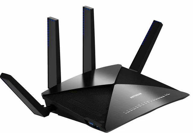 Netgear Nighthawk X10 WLAN Router Dual-Band (2.4 GHz/5 GHz) Gigabit Ethernet Bla