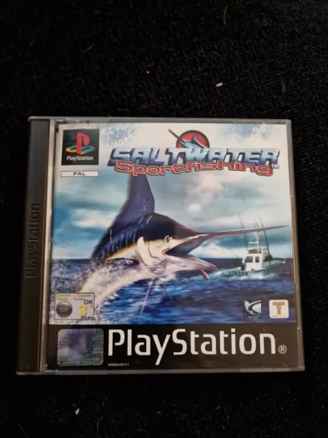 SALTWATER SPORT FISHING - Sony PS1 PlayStation 1 - PAL Complete £9.99 -  PicClick UK