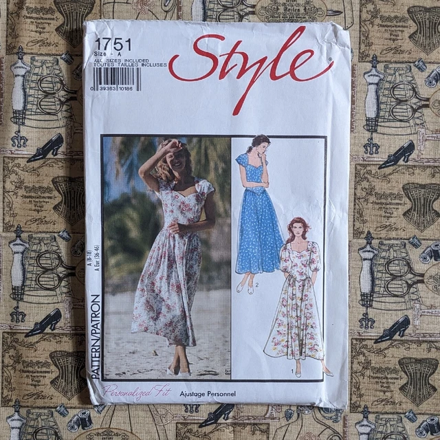 1980'S Vintage New Look Sewing Pattern 6049