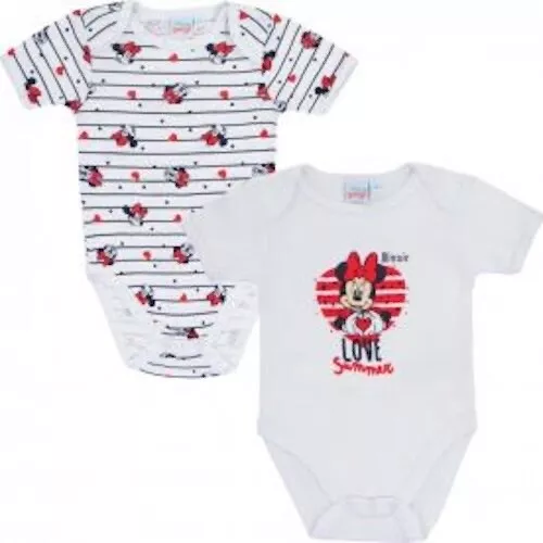 Disney Babybody  2er Set  Minnie Mouse Gr.: 80-86 + 86-92  NEU/OVP