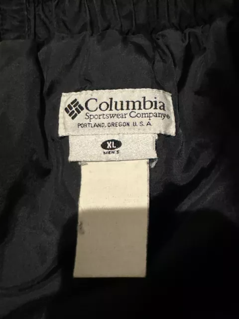 COLUMBIA SNOW PANTS Mens XL Black Waterproof Omni Tech Insulated $9.00 ...