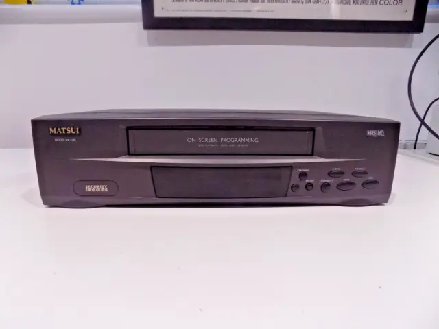Matsui VX1108 VHS VCR Video Cassette Recorder FAULTY Sold as SPARES/PARTS