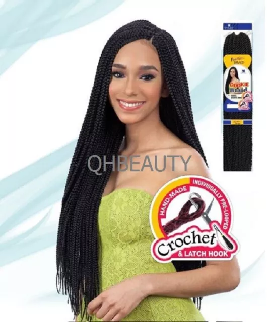 Freetress Synthetic Crochet Box Braid Hair Extension - Small Dookie Braids