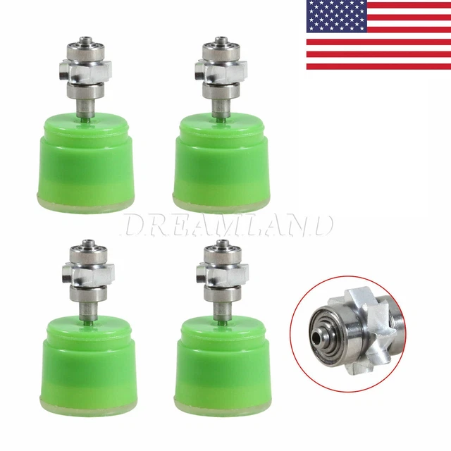 4x Dental original Cartridge Rotor Fit 45 Degree Angle High Handpiece WCA4 USA