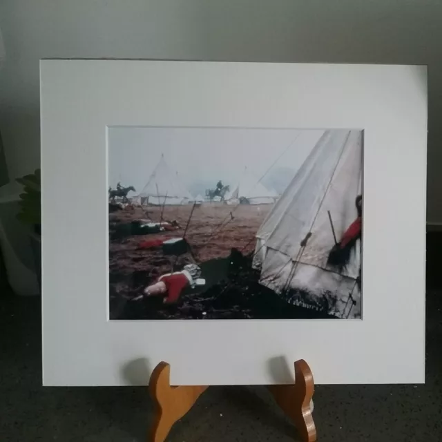 Framed 8 x 6 colour photo of a battle scene from the film Zulu Dawn (5)