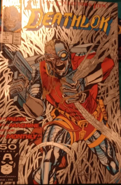 Deathlok #1 1st Issue Collector's Item (Jul 1991, Marvel) Signed By Denys Cowan