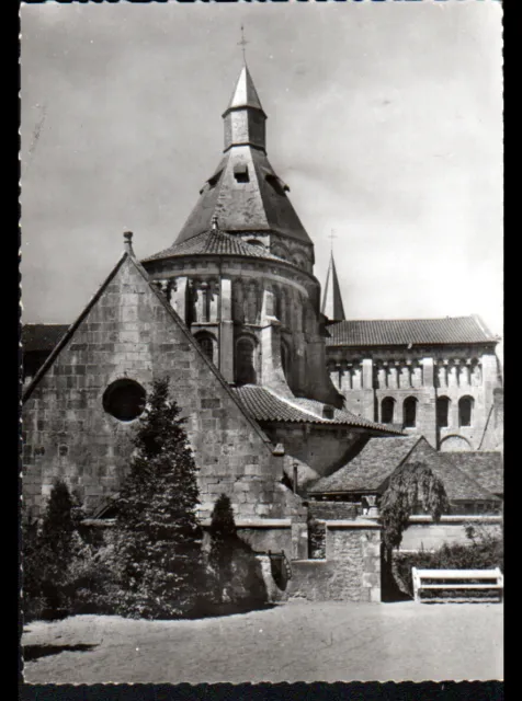 LA CHARITE-sur-LOIRE (58) ABSIDE de l'EGLISE STE-CROIX NOTRE-DAME vers 1950