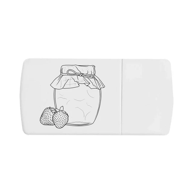 'Strawberry Jam' caja de píldoras con divisor de tableta (PI00020785)