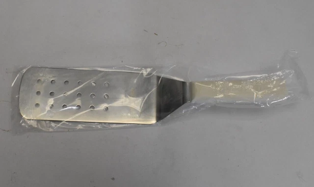 Dexter Russell 16373 Perforated Grill Turner Spatula 15.25" White Handle PS286-8