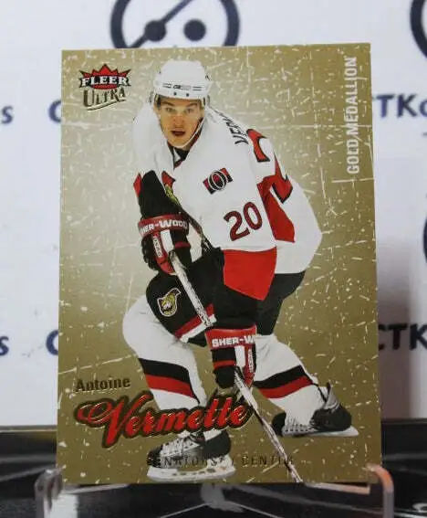 2008-09 Fleer Ultra Antoine Vermette  # 62 Ottawa Senators Nhl Hockey Card