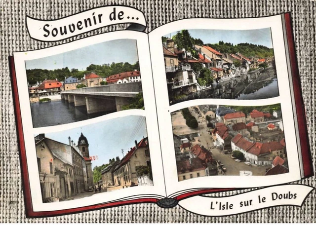 25 Isle Sur Le Doubs Aa#Dc052 Multivues Le Nouveau Pont Le Vieux Quartier Rue D