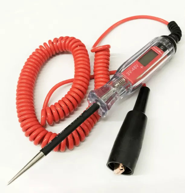 3V-48V Digital Electric Circuit Tester Test Light Car Boat Trailer RV Snowmobile