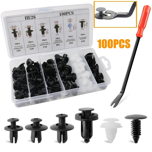 For GMC Car Truck Push Pin Rivet Bumper Door Trim Panel Retainer Clip Fastener