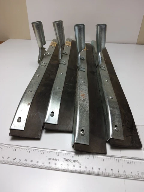 Lot Of 4 24" Curved Floor Squeegees (New)
