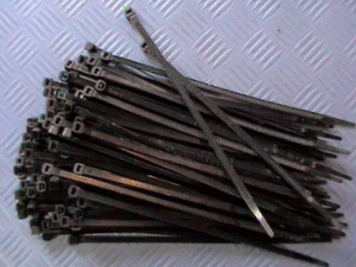 Kabelbinder Kabelstrapse Set schwarz 4,8x430mm Profi UV beständig Satz 100 tlg