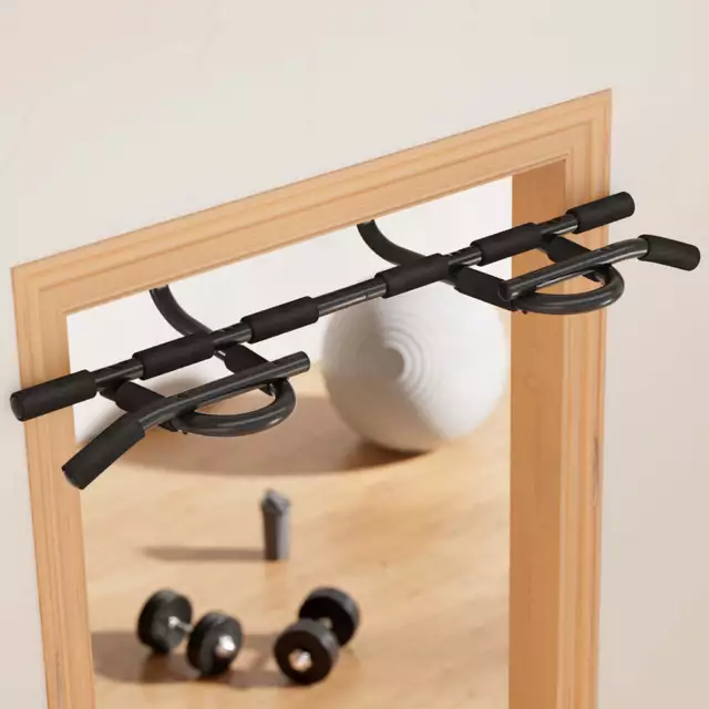 Everfit Pull Up Bar 104CM Doorway Chin Up Horizontal Bar Gym