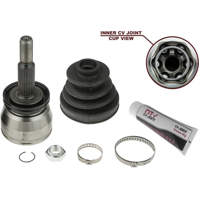 Kit Cardan Joint Homocinétique Avant – Compatible Nissan Kubistar / Renault Clio II, Kangoo, Thalia – Complet Avec Toutes Pièces