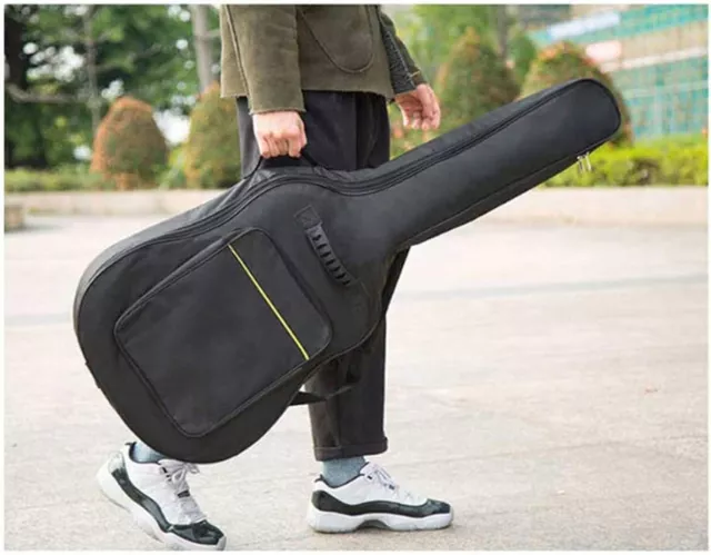 Full Size Padded Protective Classical Acoustic Guitar Back Bag Carry Case Holder