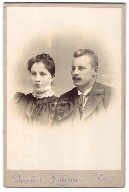Fotografie V. Lobenwein, Klagenfurt, Völkermarkterstrasse 1, Portrait junges Pa