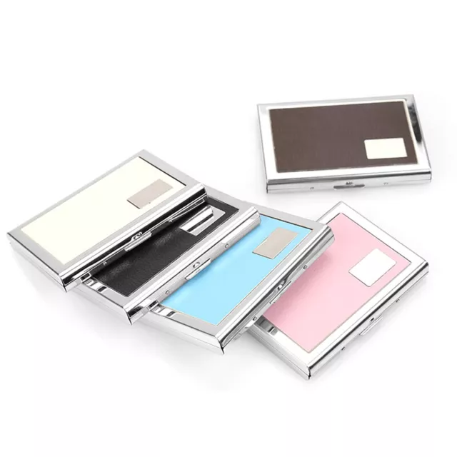 Nouveau Stainless Steel Credit Card Holder Men Slim Anti Protect ID Card Holder