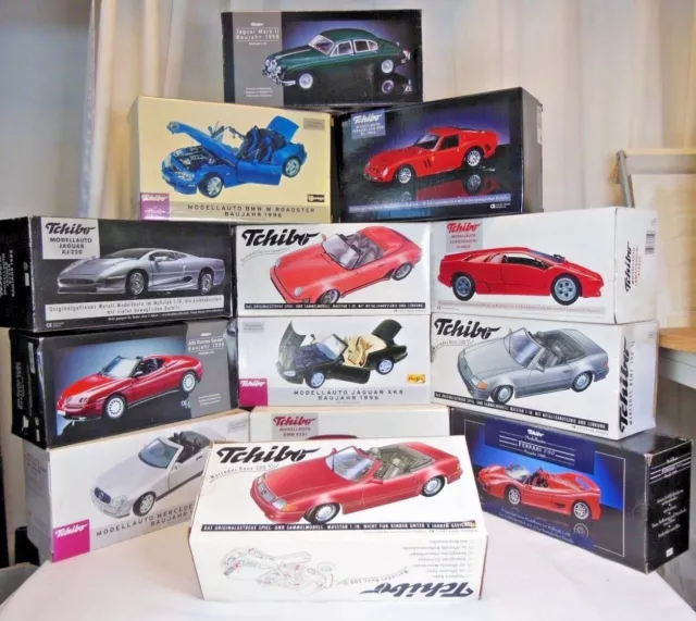 Modellautos Maßstab 1: 18 Auswahl Ferrari, Mercedes, Lamborghini und mehr Tchibo