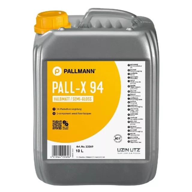 Pallmann Pall-X 94 halbmatt 10L, Parkettlack silkmatt Pall X 94