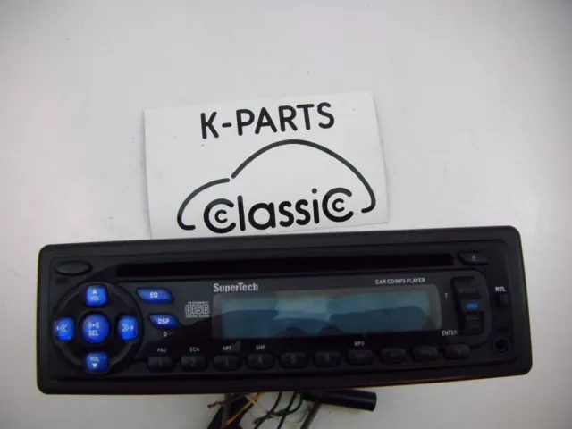 SuperTech Autoradio CD-1042 - CD Tuner MP3 - ungeprüft für Bastler