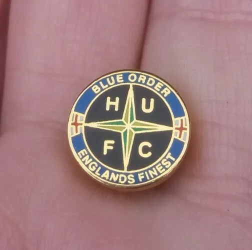 Hartlepool United Blue Order England's Finest Small Round Hooligan Pin Badge