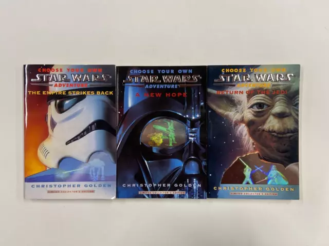 Star Wars Choose Your Own Adventure Books (Lot of 3), 1998, Christopher Golden