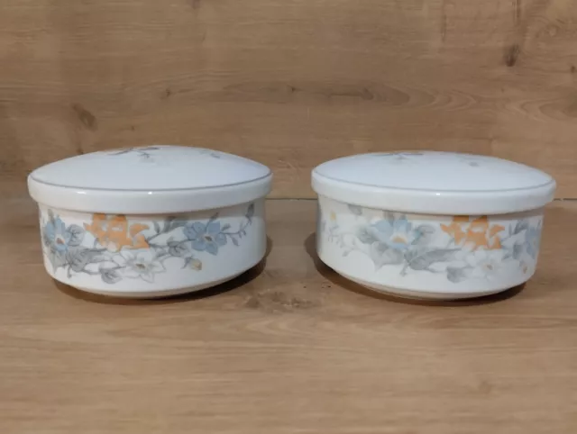 Paire De boîte à bijoux ancienne Porcelaine Royal Séoul