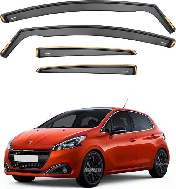 thumbnail image 2 of ISPEED Wind Deflectors For Toyota Aygo MK1 2005-2014 5-Door – Dark Tinted 2pc Set 2 of 4
