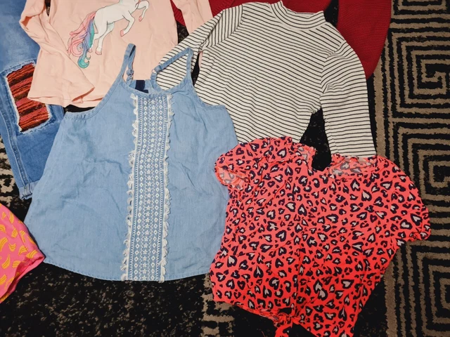 #A40💜 Huge Bundle Of Girls Clothes 6-7years NEXT GEORGE H&M M&S F&F GAP PRIMARK 6