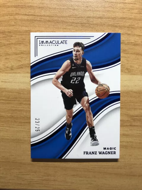 22-23 NBA Panini Immaculate Base Franz Wagner /25 Orlando Magic SSP