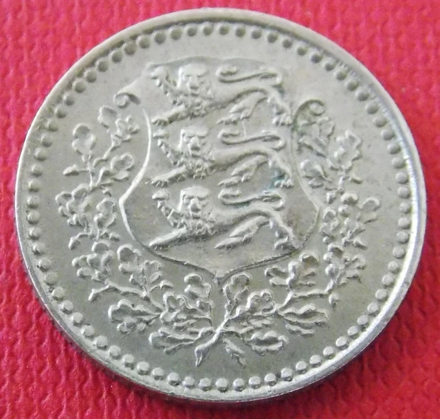 ESTONIE République -1 Mark 1926-  Cuivre-nickel • 2,6g • ⌀ 17,21 mm (Ref: 0023)