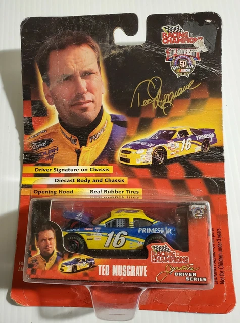 RACING CHAMPIONS TED MUSGRAVE 16 50th NASCAR SIGNATURE DRIVER SERIES $2 ...
