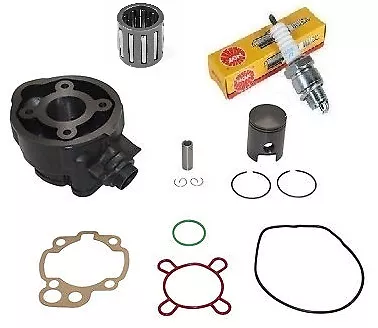 Kit Moteur AM6 Cylindre Piston joints cage bougie pour  Peugeot XR6 50 cc