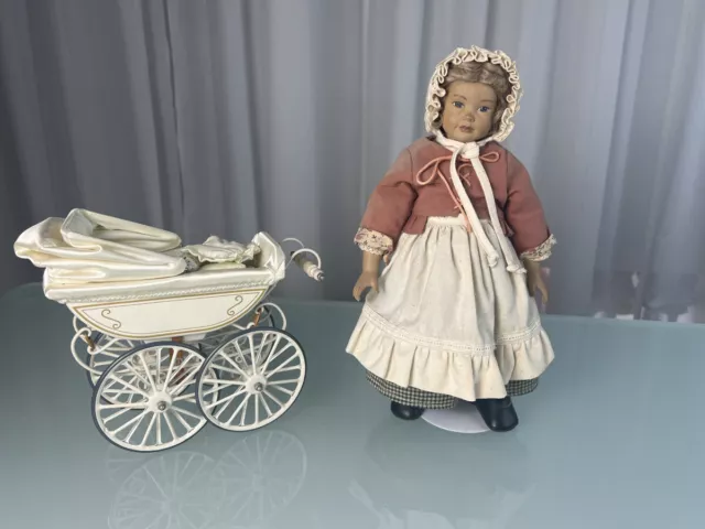 Märklin 1611 Heidi Ott Künstlerpuppe mit Puppenwagen Vinyl Puppe 31 cm. Top 2