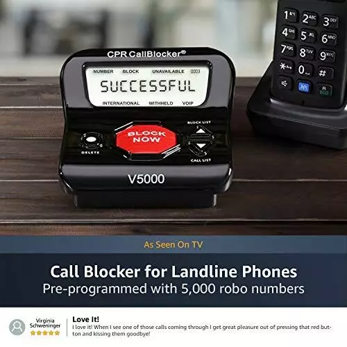 CPR V5000 Call Blocker for Landline Phones – Stop All Unwanted Nuisance Calls 3