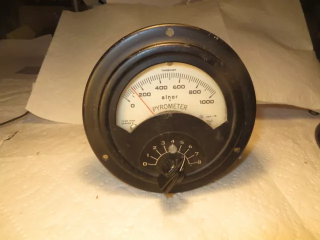Vintage Alnor Pyrometer Type FAX!