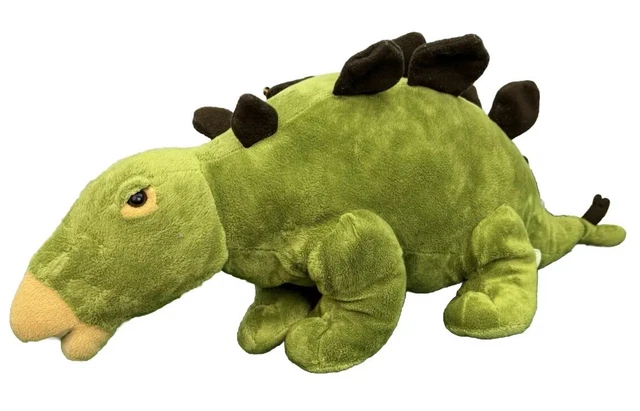 Stegosaurus Plush Dinosaur Green Huge Soft Toy 26” Long Cuddly Teddy Rare