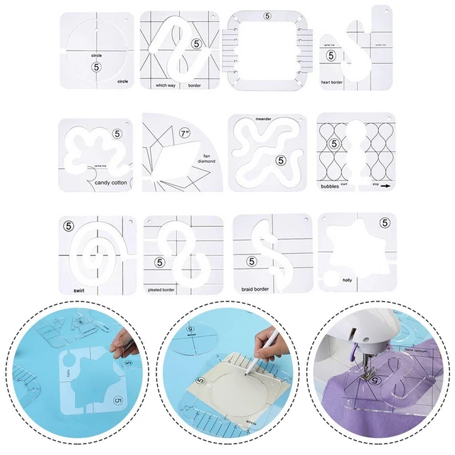 Verbessern Sie Ihren Quilt-Werkzeugkasten mit Acryl-Quilt-Vorlagen herausragende Leistungen