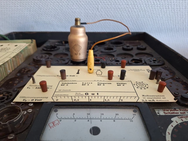 Tubo Radio Tele KF3 Objeto de Colección Tubos de Electrones Sammlerröhre Probado