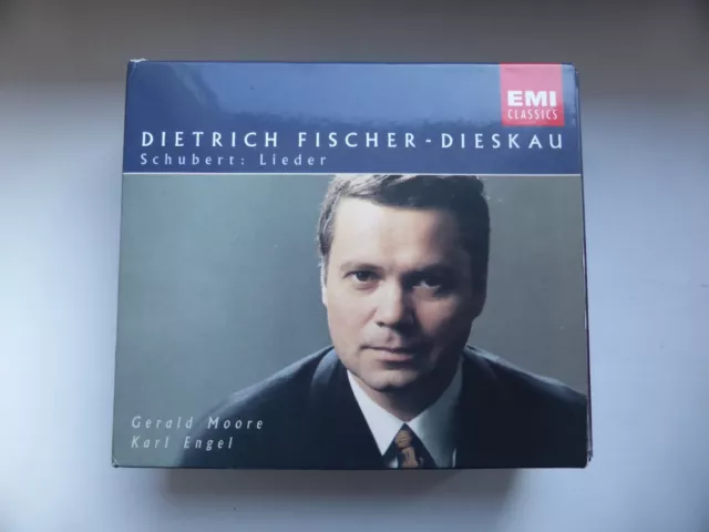 6 CD Dietrich Fischer-Dieskau Gerald Moore Karl Engel Franz Schubert Lieder EMI