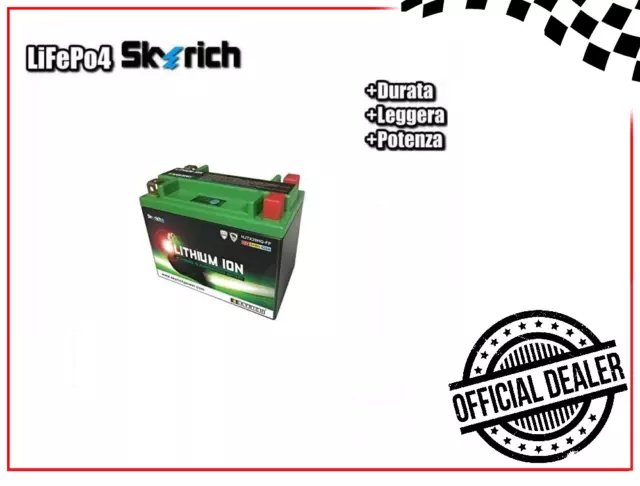 Battery Lithium Skyrich HJTX20HQ With Light Motorcycle Guzzi California 1100