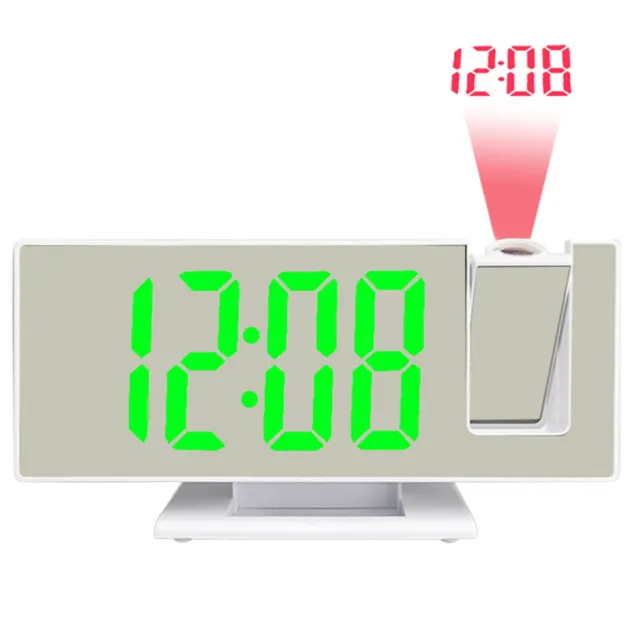 Réveil numérique avec projection Small Snooze Smart Large Display LCD